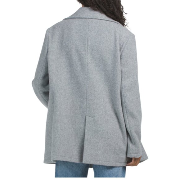 ICONS BY CINZIA ROCCA Made In Italy Virgin Wool Coat - Picture 2 of 3